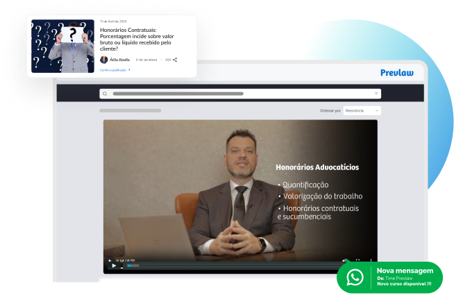 Tela de petições no App Prevlaw